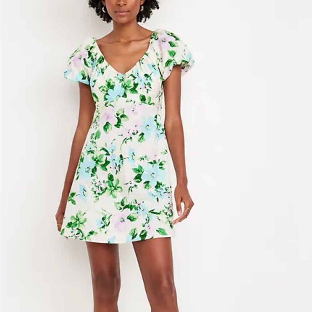 Floral V-Neck Dress